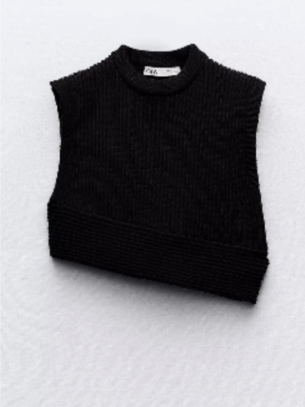 Zara Asymmetric Knit Top